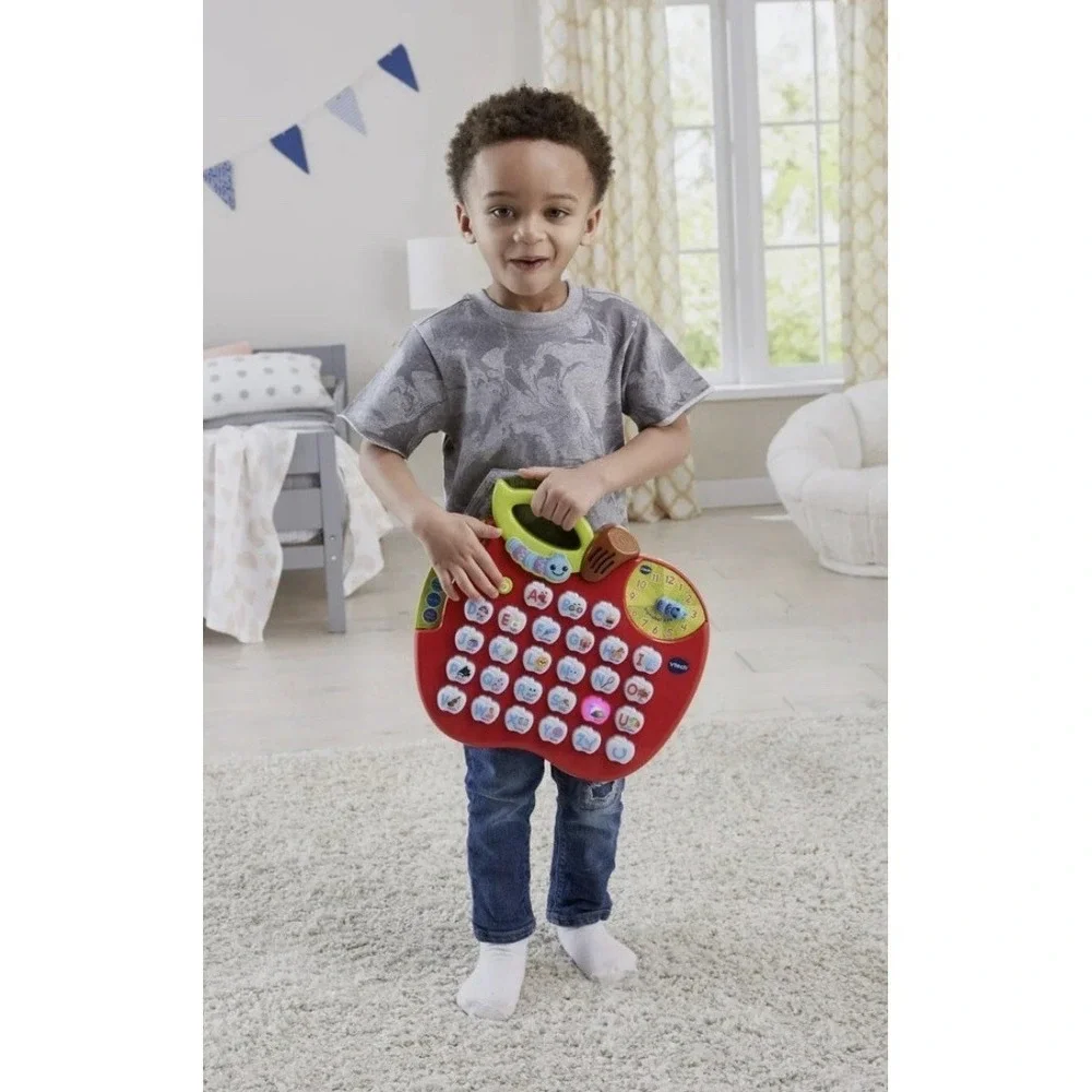 VTech ABC‎ Learning Apple Alphabet Electronic Learning Toy w/Lights & Sounds